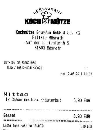 optf Hffner Kochmtze Restaurant